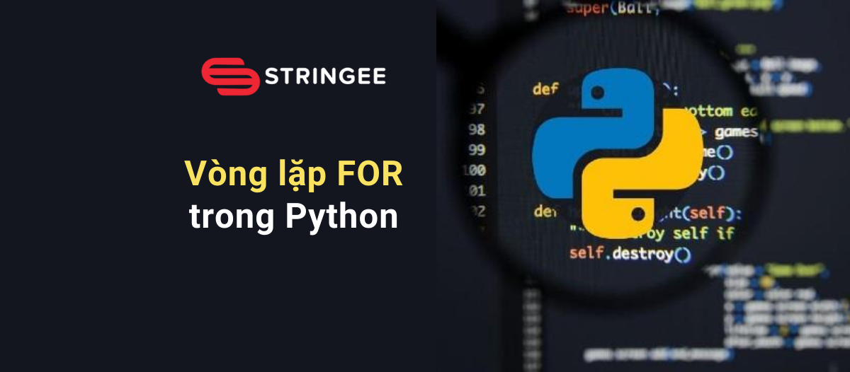 Bài 6: Vòng lặp for trong Python