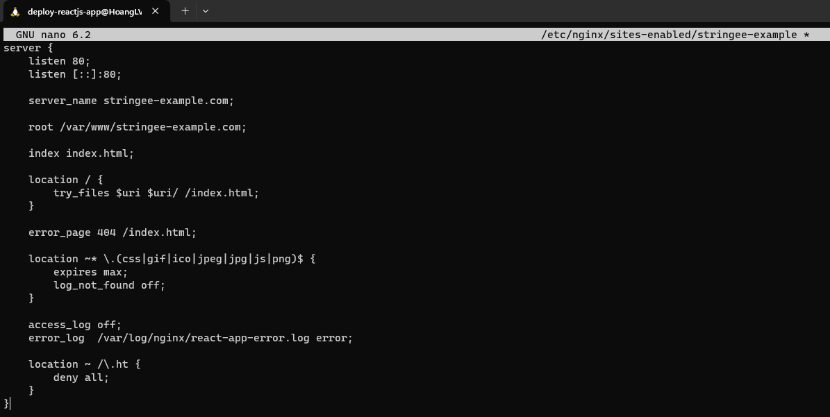 Deploy Reactjs app với Nginx (Hình 4)